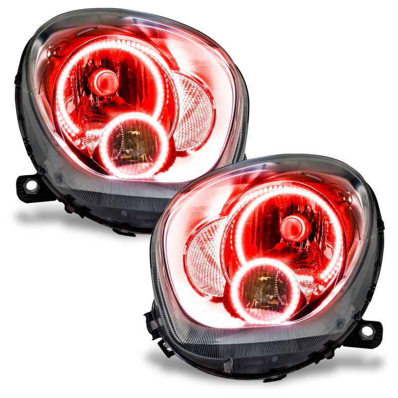 Mini Cooper Countryman Fog Halo Kit - ORACLE Lighting - LED Headlight Halo - Red - `11-`15